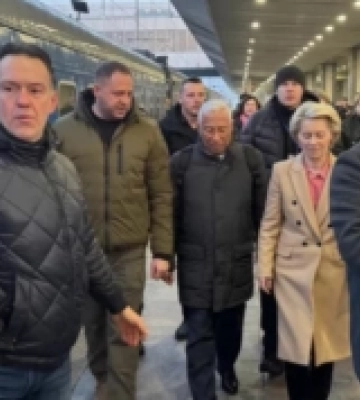 Європейські лідери прибули до Києва на річницю повномасштабної війни