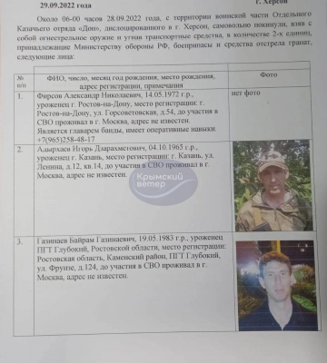 З Херсону до Криму на автомобілях втекли 13 російських військових зі зброєю і боєприпасами