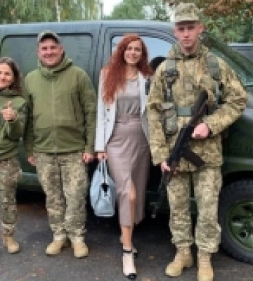 Волонтери Острозької академії зібрали майже 239 тисяч на техніку військовим