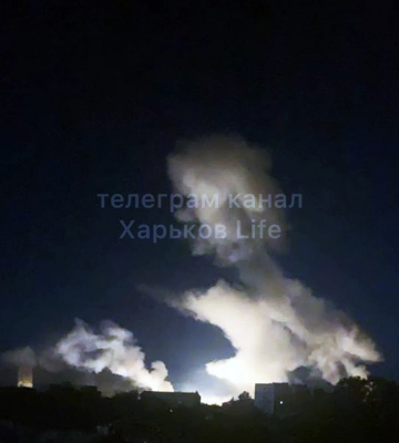 Ночью рашисты снова обстреляли Харьков