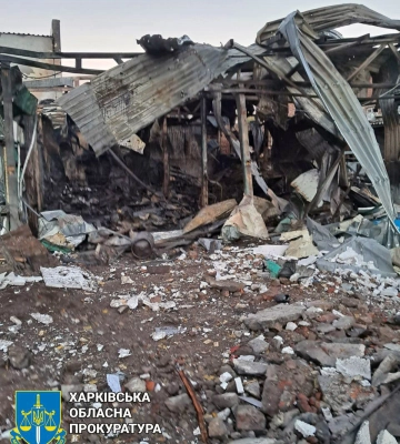Через обстріл РФ у Салтівському районі Харкова трапилось чотири пожежі