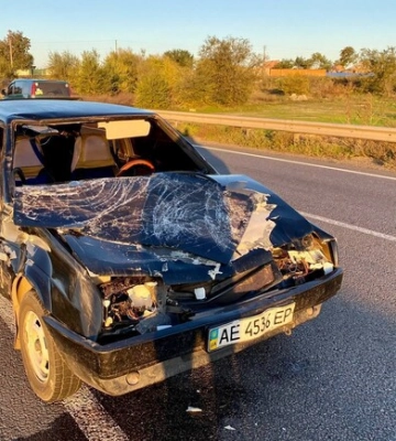В Днепропетровской области автомобиль сбил насмерть женщину и беременную корову