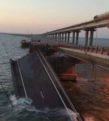 Вибух на Кримському мосту. СБУ обіцяє все розповісти після перемоги