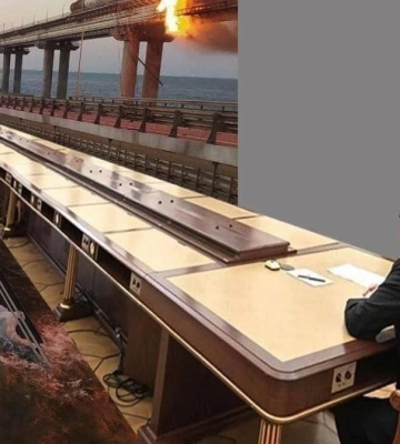 Путин приказал ФСБ защищать Крымский мост