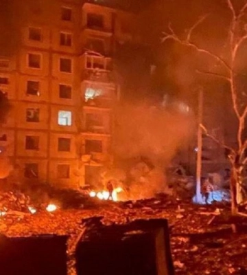 17 людей загинуло під час нічного обстрілу Запоріжжя