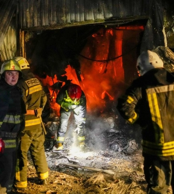 ДСНС: за добу на Харківщині п’ять пожеж через обстріли