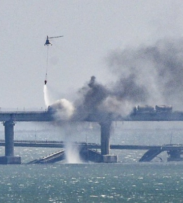 Росія звинуватила у вибухах на Кримському мосту главу української розвідки Буданова