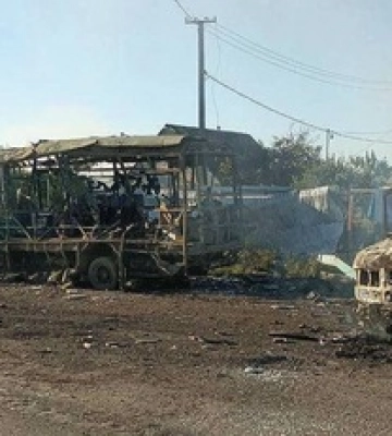 Окупанти розстріляли колону авто на Херсонщині – багато загиблих: фото