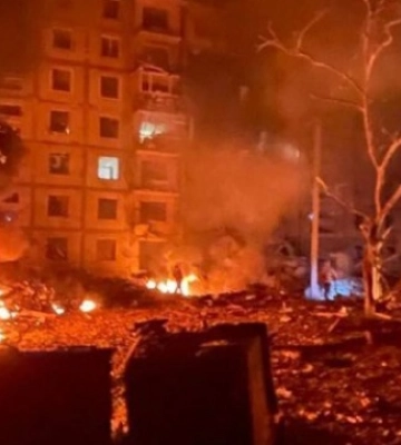 Воздушные силы сбили одну из ракет, выпущенных россиянами ночью по Запорожью
