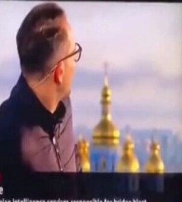 Удар по Києву потрапив в трансляцію ВВС. ВIДЕО