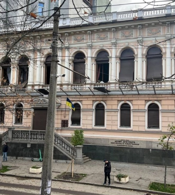 Ткаченко про збитки для об&#039;єктів культури Києва внаслідок російських обстрілів 10 жовтня: Йдеться про мільйони гривень
