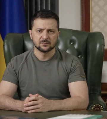 Зеленський відреагував на ранковий обстріл Києва і показав перше відео
