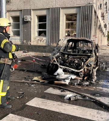 Поліція опублікувала фото руйнувань у Києві