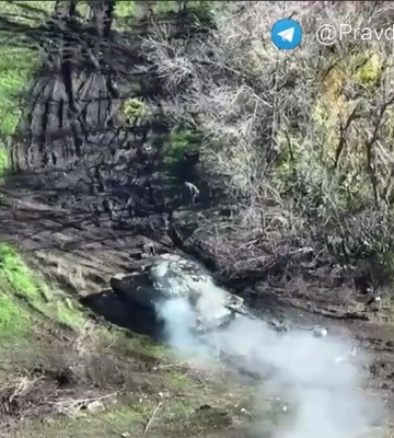 92 ОМБр уничтожила вражеский танк вместе с экипажем (видео)