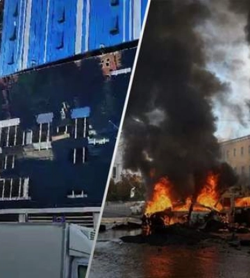 Атака росіян по Києву: пошкоджень зазнав університет Шевченка та бізнес-центр