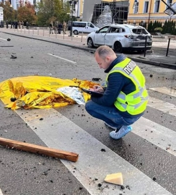 В полиции сообщили количество погибших вследствие массированного обстрела