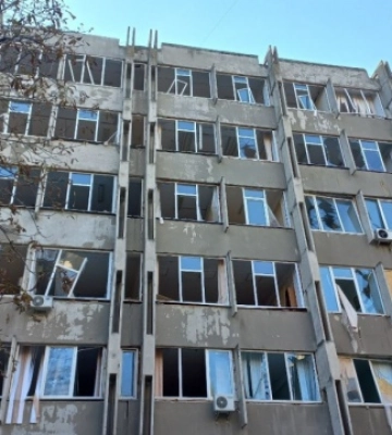 Вночі було завдано удару по будівні Національного університету кораблебудування імені адмірала Макарова