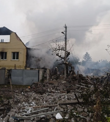 В Харківській області ліквідували пожежі, спричинені ворожими обстрілами 
