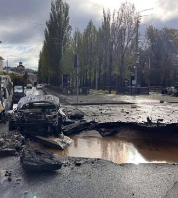 Під час обстрілу Києва загинув поліцейський, який прямував на роботу