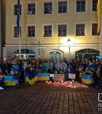Криворожанка взяла участь у мітингу на підтримку України у Німеччині