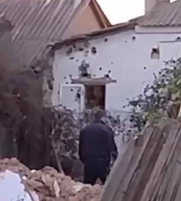 В Крыму российские военные выстрелили в частный дом