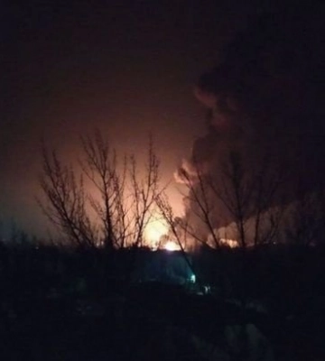 В оккупированном Мелитополе был слышен звук мощного взрыва
