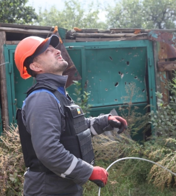 У селищі Кутузівка під Харковом частково відновили електропостачання