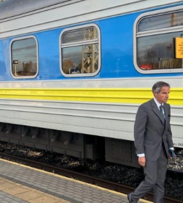 Голова МАГАТЕ Гроссі після переговорів з Путіним знову прибув до Києва