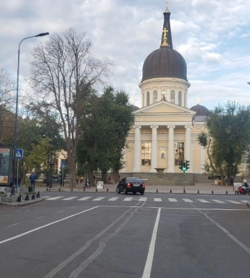 Улицу Греческую украсила новая разметка: еще там появились новые переходы 