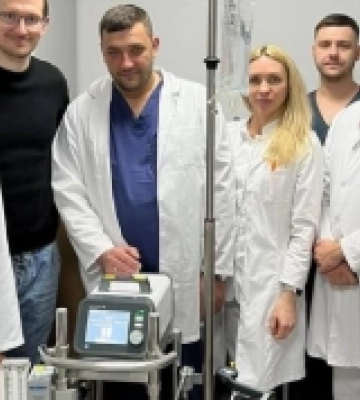 Ковельське МТМО першим в Україні придбало високотехнологічну систему екстракорпорального життєзабезпечення
