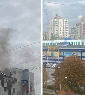 Ракета РФ после неудачного запуска упала на жилой дом в Белгороде