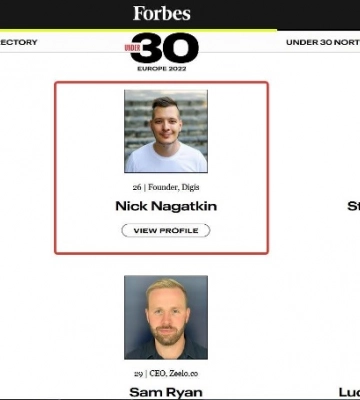 Одесит потрапив до списку FORBES