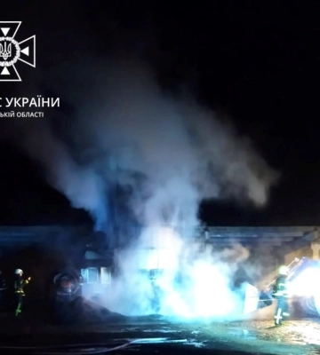На Ковельщині горіла зерносушарка