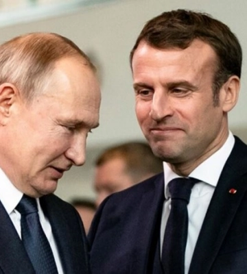 Путін визвірився на Макрона (відео)