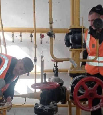 В Изюме возобновили газоснабжение