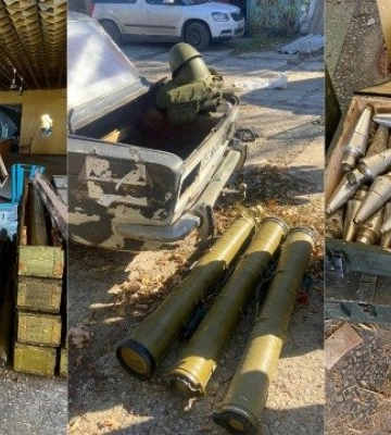 В Херсонской области россияне “забыли” склад оружия во время побега от ВСУ – СБУ