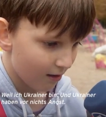 Я украинец, а украинцам не страшно — 9-летний киевлянин для СМИ Германии