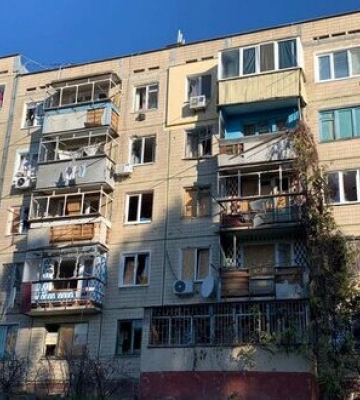 Кількість поранених через ранковий обстріл Нікополя збільшилася до 5 осіб. ФОТОрепортаж
