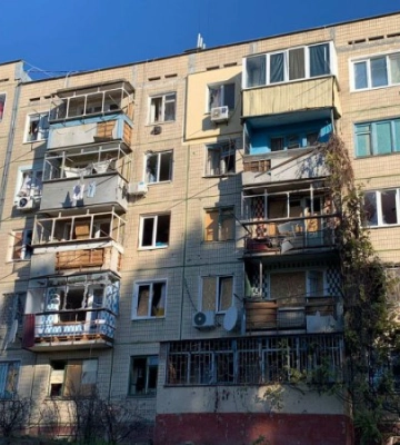 Кількість поранених через ранковий обстріл Нікополя збільшилася до 5 осіб. ФОТОрепортаж