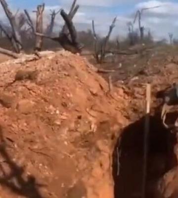 &quot;Це не кадри Першої світової&quot;: Міноборони показало відео з позицій ЗСУ під Бахмутом. ВIДЕО