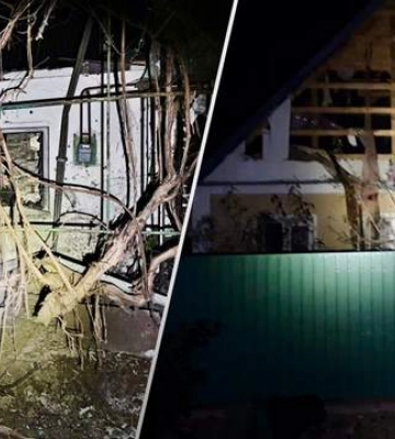 Оккупанты выпустили по Никополю более 40 снарядов: возникли пожары, есть раненый