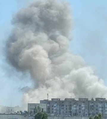В центре Донецка серьезная &quot;бавовна&quot;: фото и видео