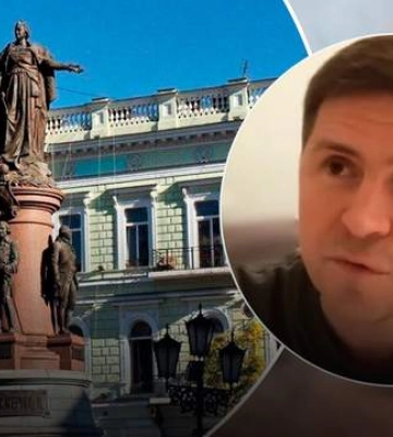 Памятник Екатерине Второй в Одессе – временный вопрос, который скоро исчезнет, – Подоляк