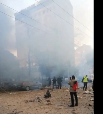 В Киеве зафиксировано 4 прилета, есть попадание по жилому дому