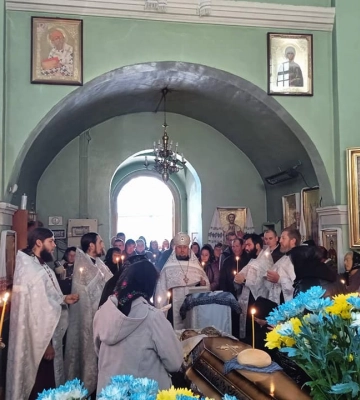 Священники четырех епархий УПЦ отпели погибших воинов