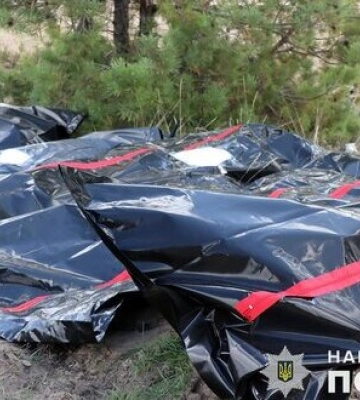 Ексгумовано тіла 35 військових та 152 цивільних у Лимані, - Нацполіція