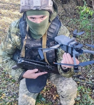 В Черниговской области пограничники сбили дрон со взрывчаткой