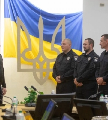 Атака дронов на Киев: наградили полицейских, которые сбили Shahed