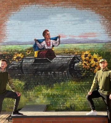 У деокупованих Балаклії та Куп’янську з’явилися патріотичні мурали 