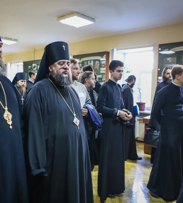 В Киевских духовных школах УПЦ открыли выставку к 150-летию Церковно-археологического музея